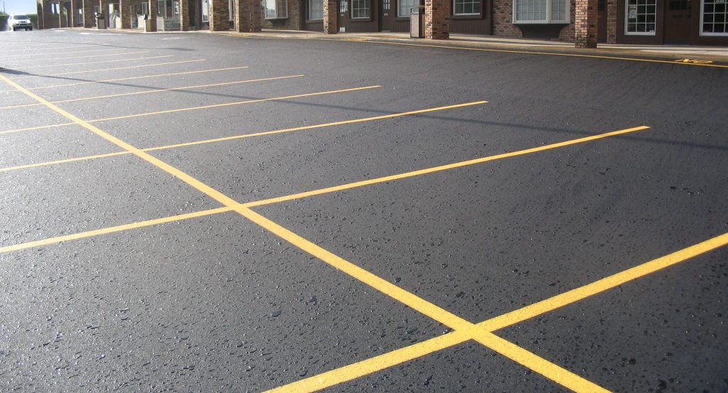 strip mall paving