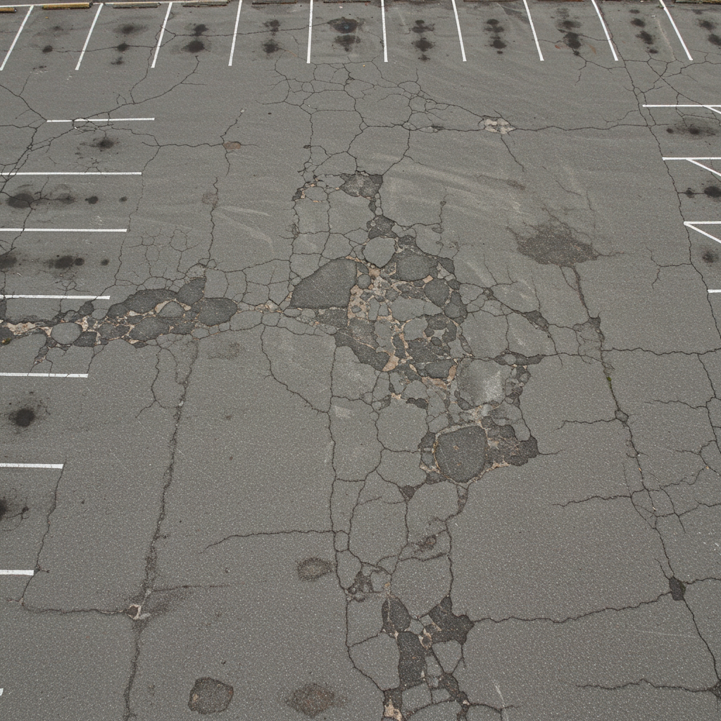 fsc full damaged parking lot ohio
