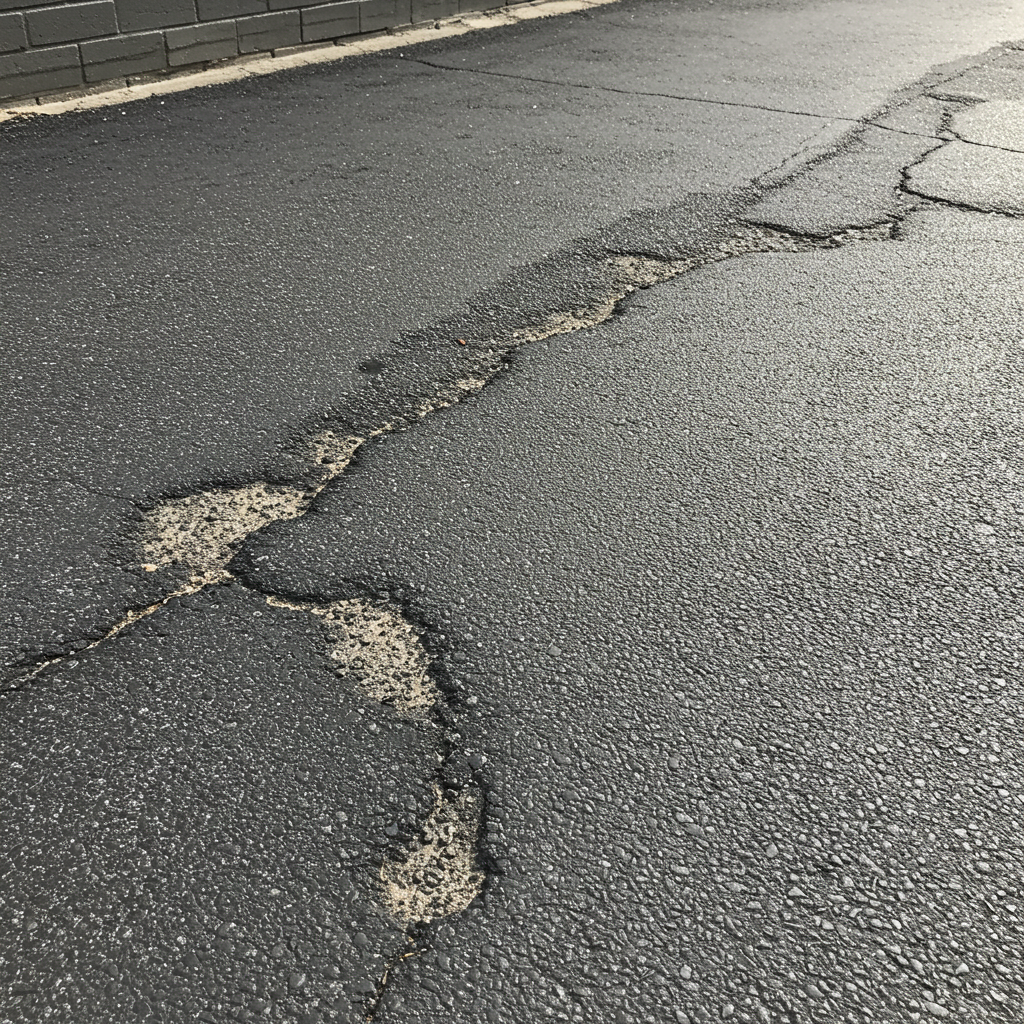 fsc water erosion in southeast ohio parking lot
